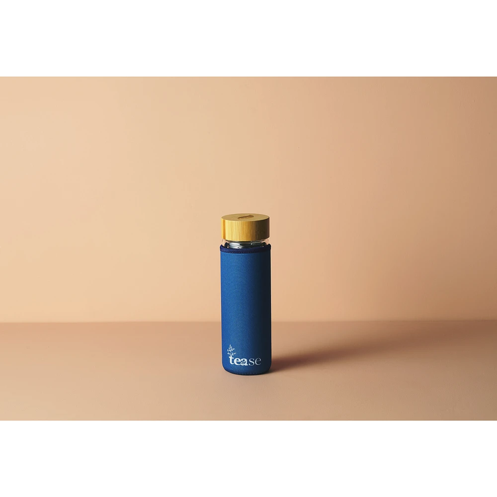 3-in-1 Sustainable Glass and Bamboo Tumbler
