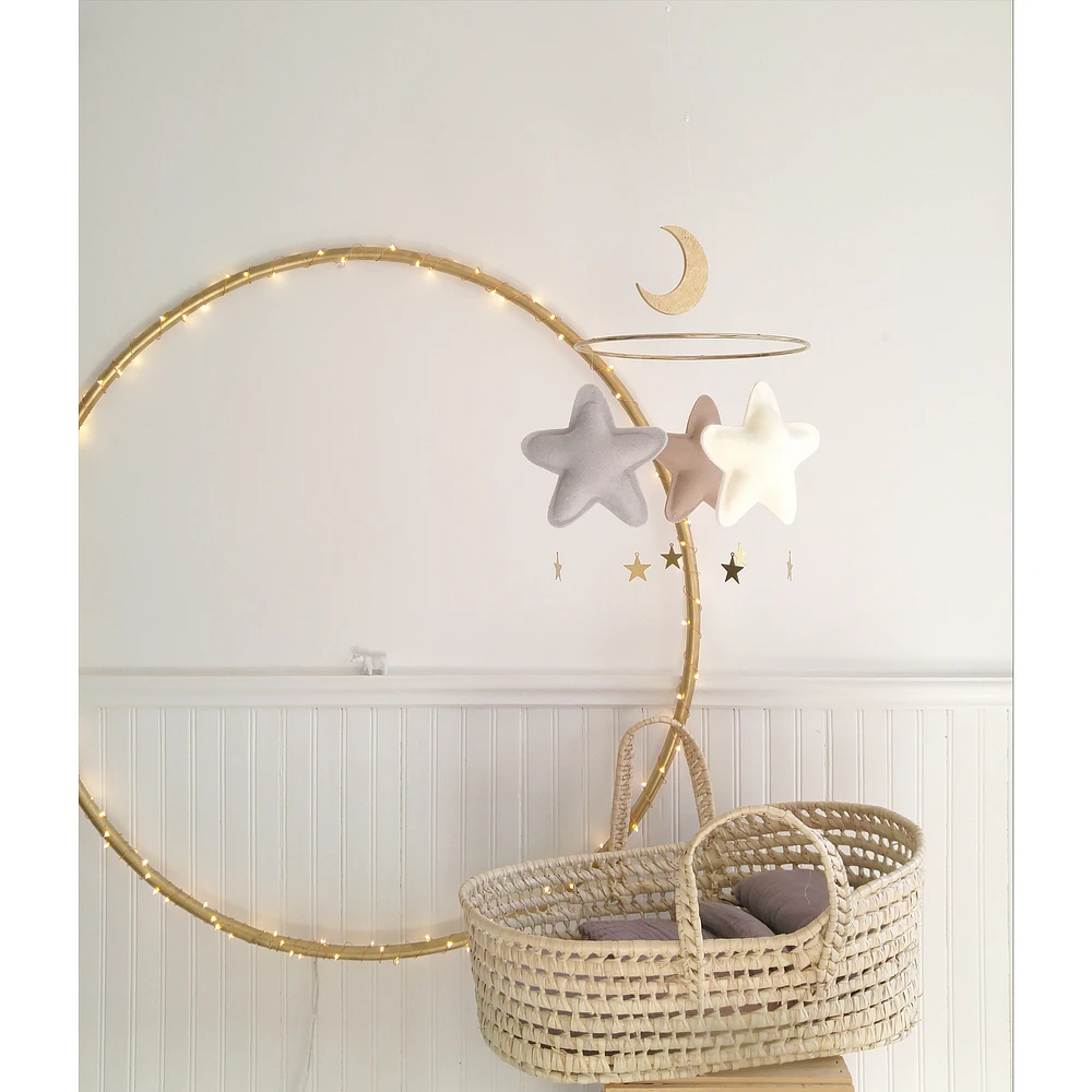 Star Mobile - Grey, Cream & Taupe