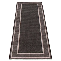 Tapis « Sisal » - Noir et Gris