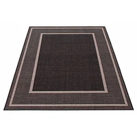 Tapis « Sisal » - Noir et Gris