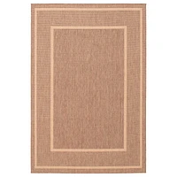 Sisal Beige and Tan Rug - 94 x 122