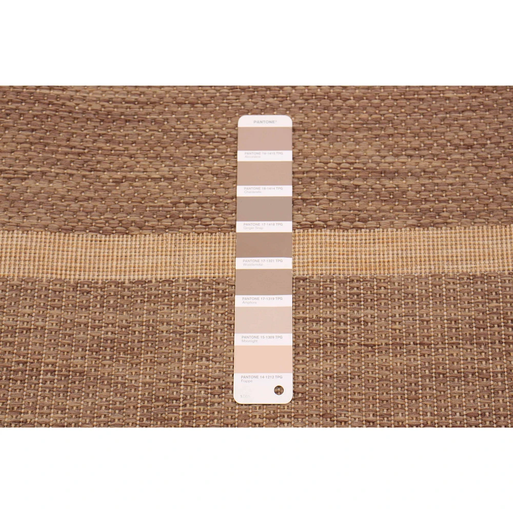 Sisal Beige and Tan Rug - 94 x 122