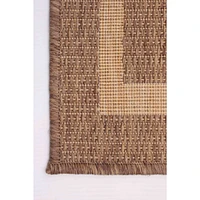 Tapis beige et brun clair « Sisal