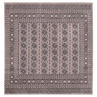 Tekke Grey Rug Square, 6'7" x 6'7