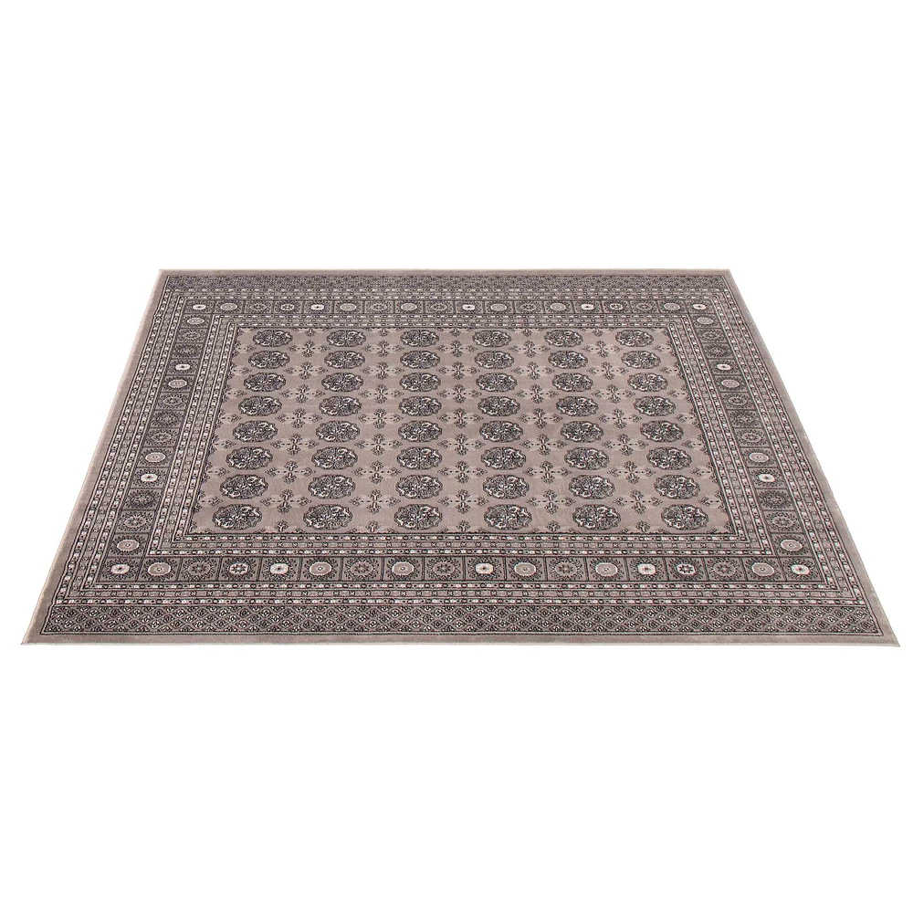 Tekke Grey Rug Square, 6'7" x 6'7