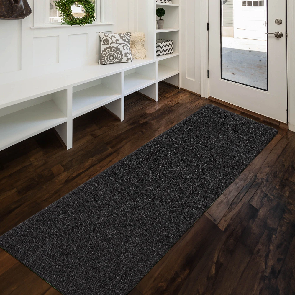 Tapis d'entrée noir « Hobnail » - 2'6" x 6'7