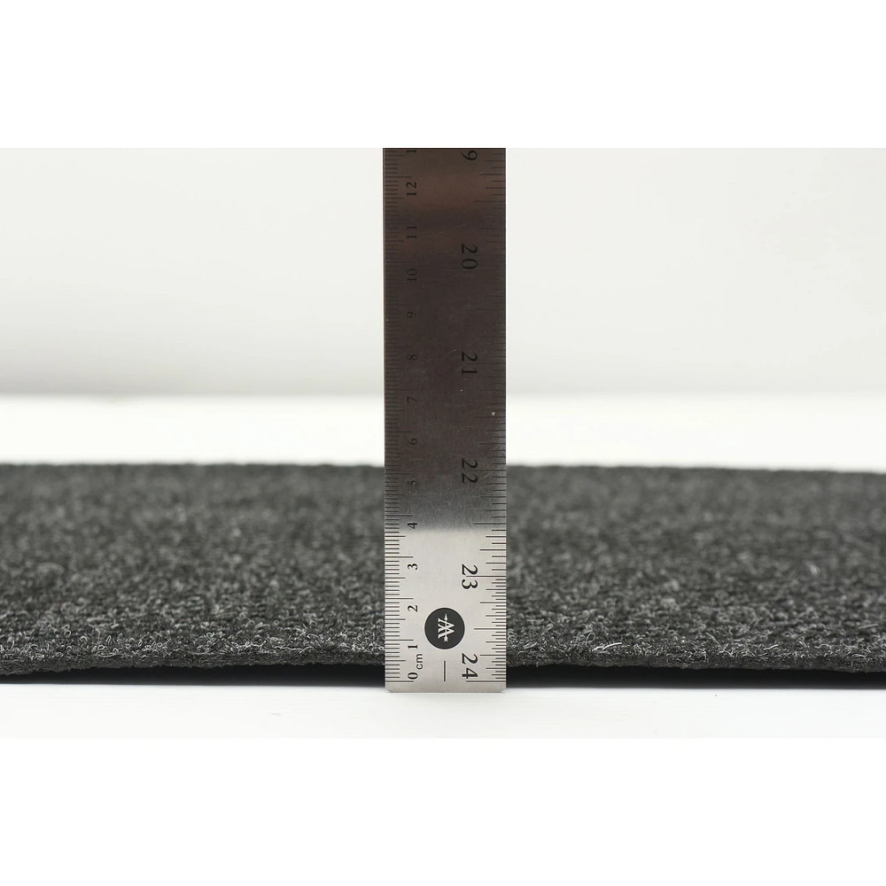 Tapis d'entrée noir « Hobnail » - 2'6" x 6'7