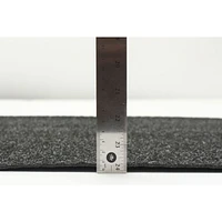 Tapis d'entrée noir « Hobnail » - 2'6" x 6'7