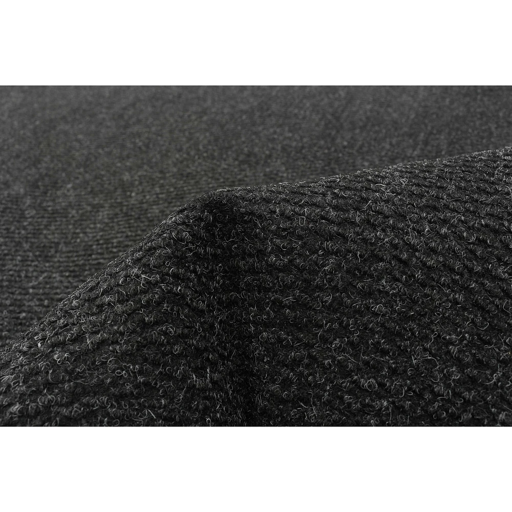 Tapis d'entrée noir « Hobnail » - 2'6" x 6'7