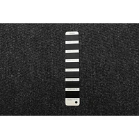 Tapis d'entrée noir « Hobnail » - 2'6" x 6'7