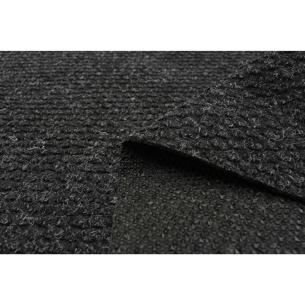 Tapis d'entrée noir « Hobnail » - 2'6" x 6'7