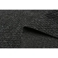 Hobnail Indoor/Outdoor Black Area Mat