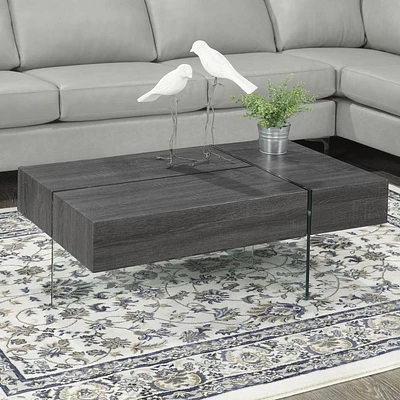 Coffee Table with 3 Side Storage