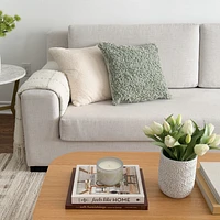 White Daisy Planter - 6.5