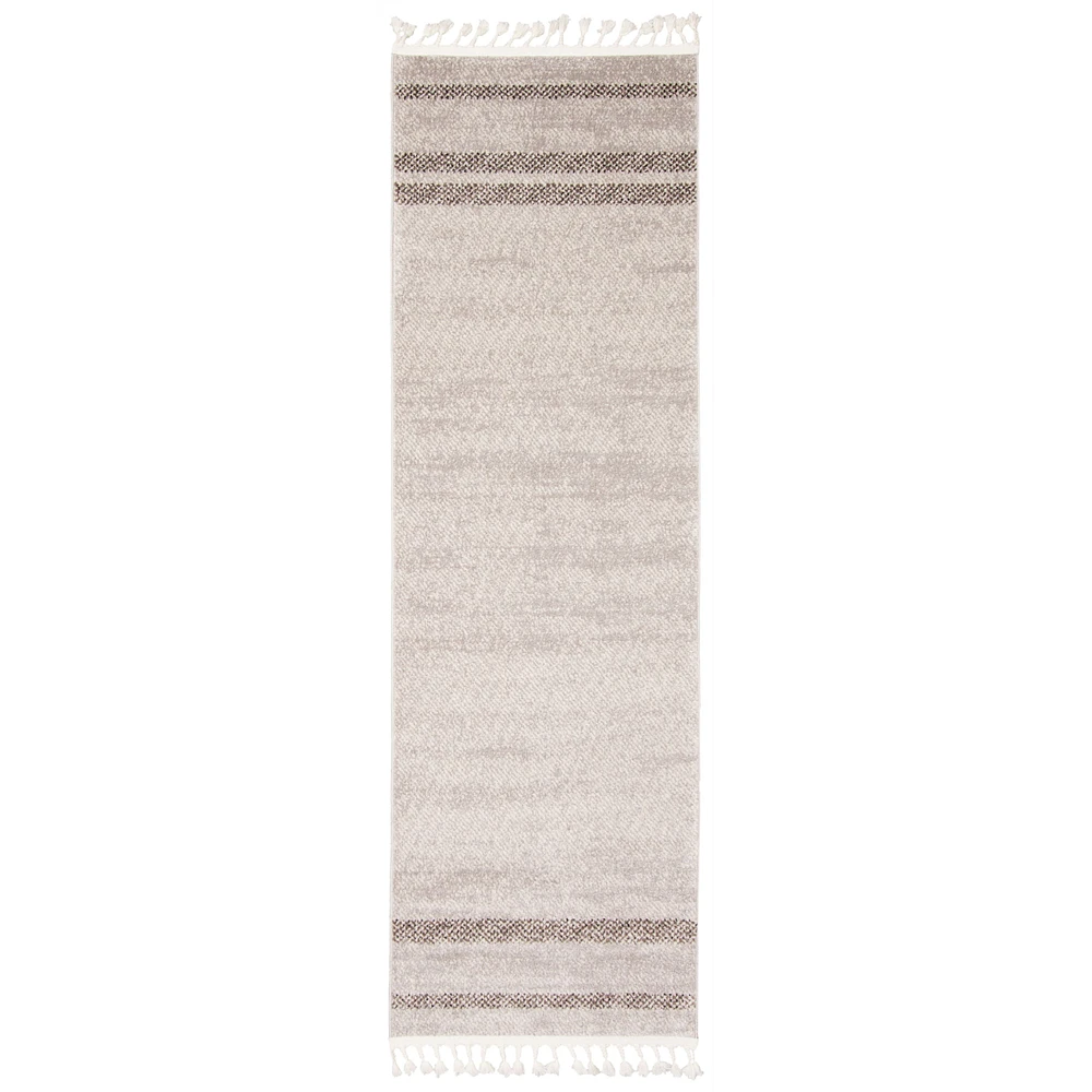 Kybella Coastal Ivory/Grey Bohemian Area Rug