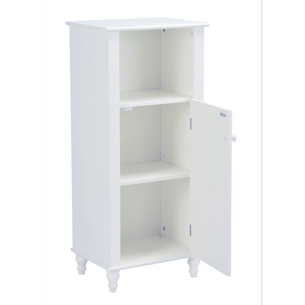 Alexa Floor Cabinet - White