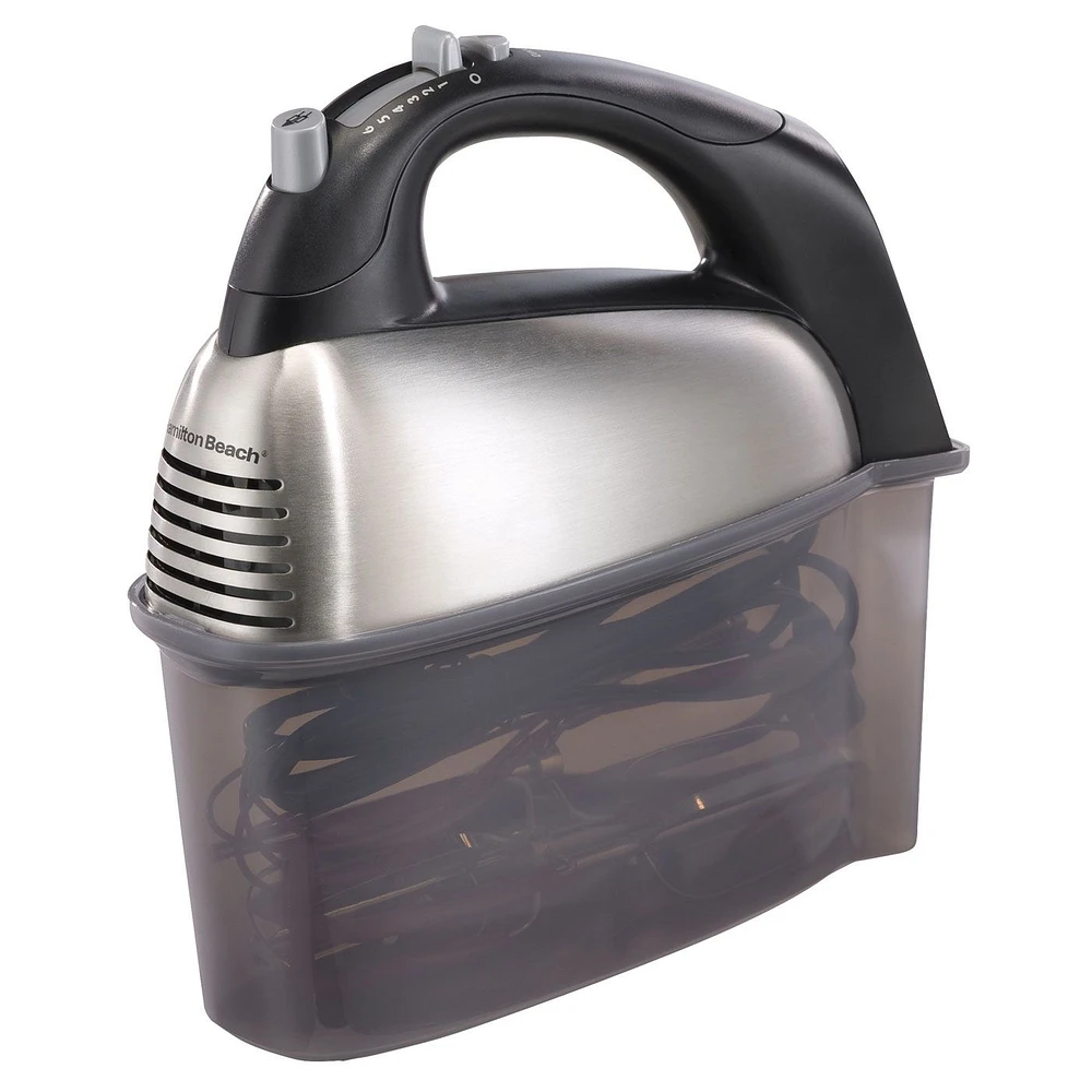 Hamilton Beach Hand Mixer with Snap-On Storage Case