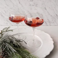 Bartender Nick & Nora Set of 4 Cocktail Glasses by Bormioli Rocco