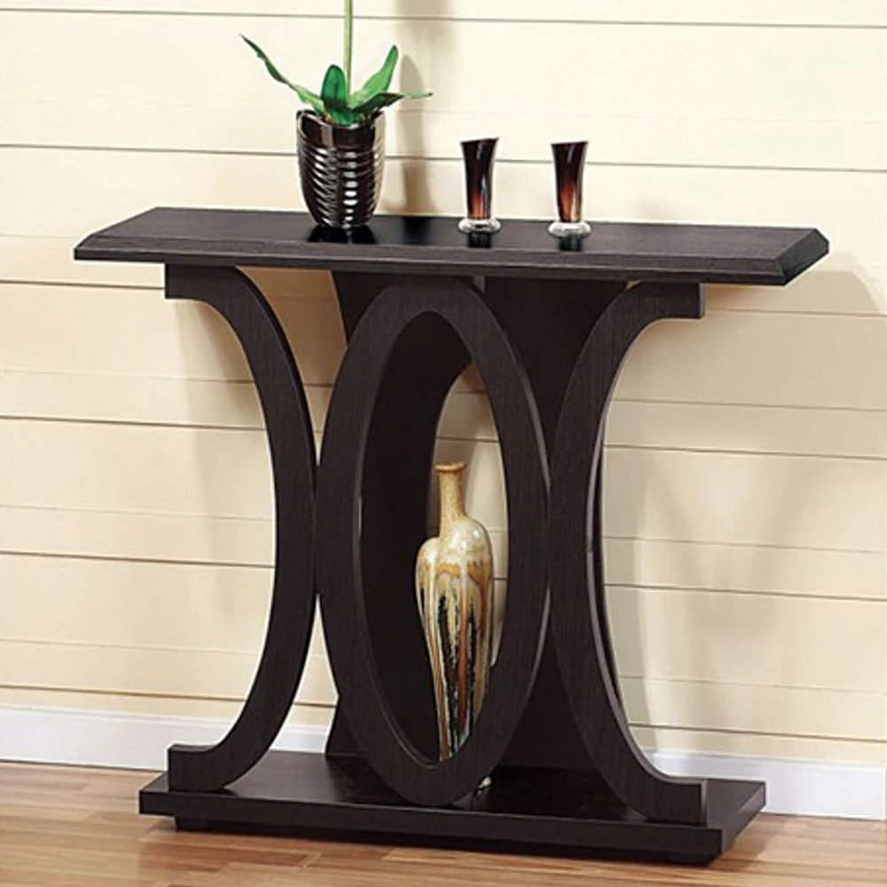 Harper Console Table - Dark Cherry