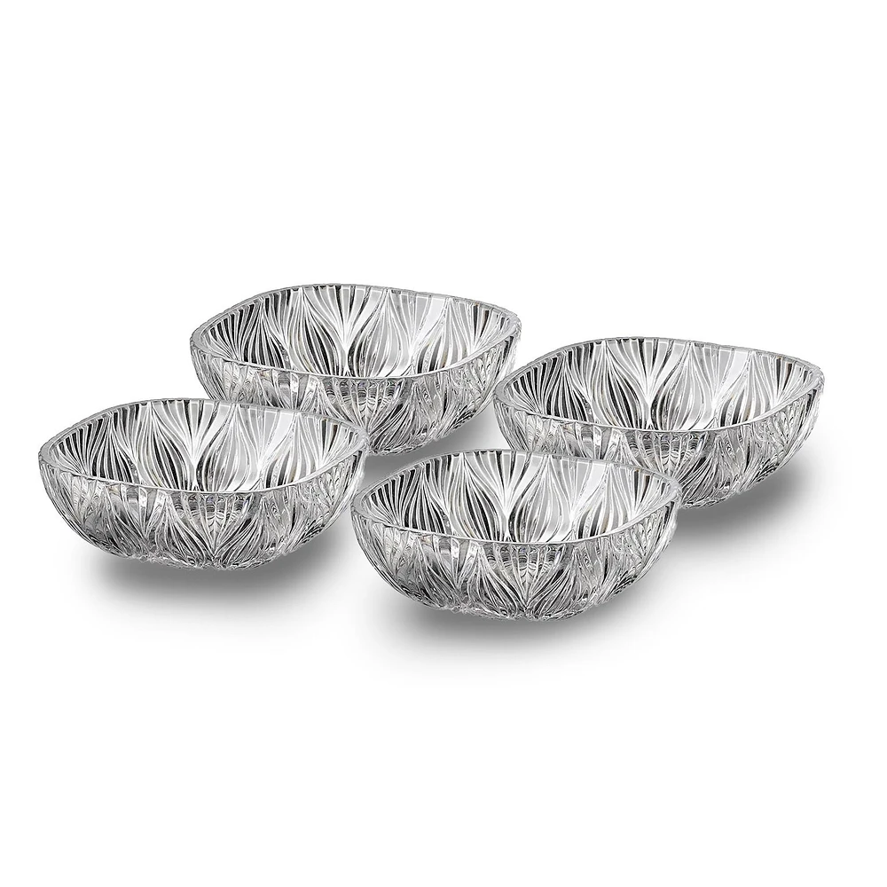 Crystal Bohemia Set of 4 Onion Bowls - 12cm