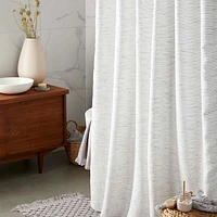 Harlow Jacquard Shower Curtain