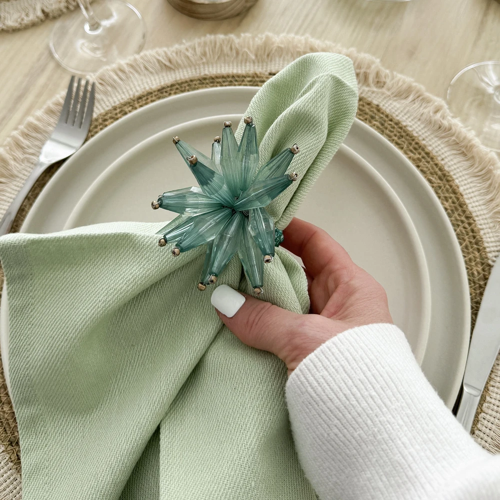 Starburst Bead Napkin Ring