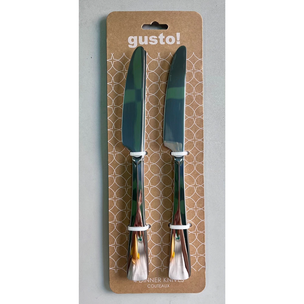 gusto! Verve Set of 4 Dinner Knives