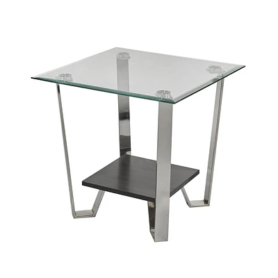 Avalon End Table - Silver