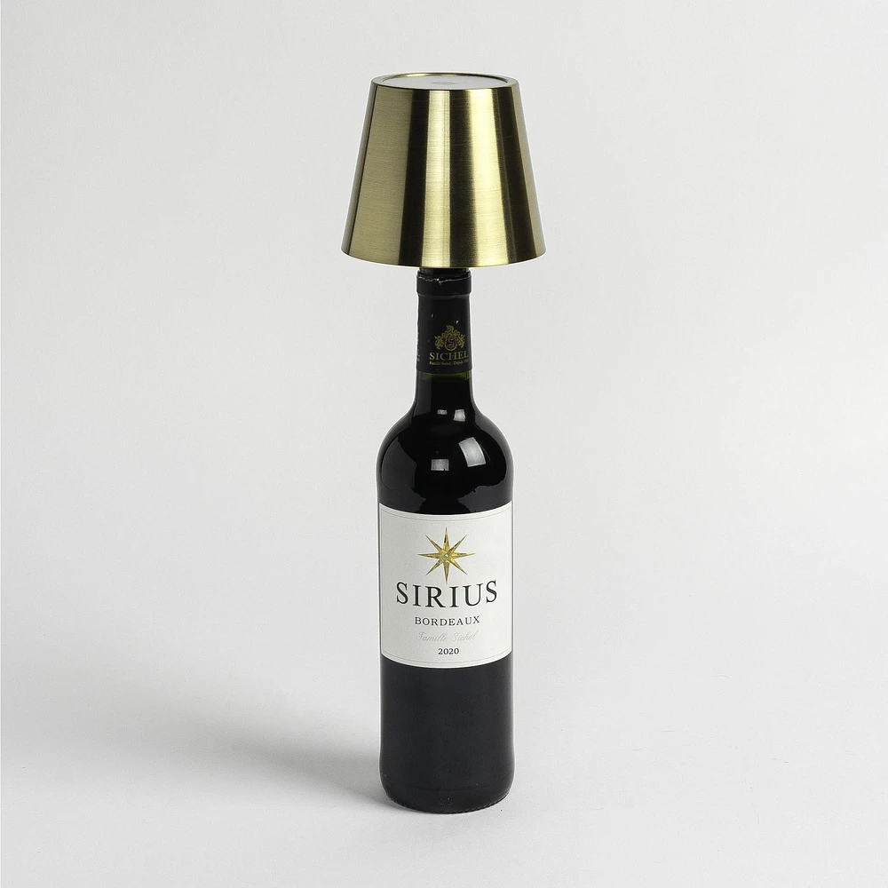 Classic Shade LED Bottle Stopper - Gold