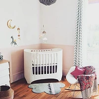 Cloud Mobile - Taupe, Peach & White