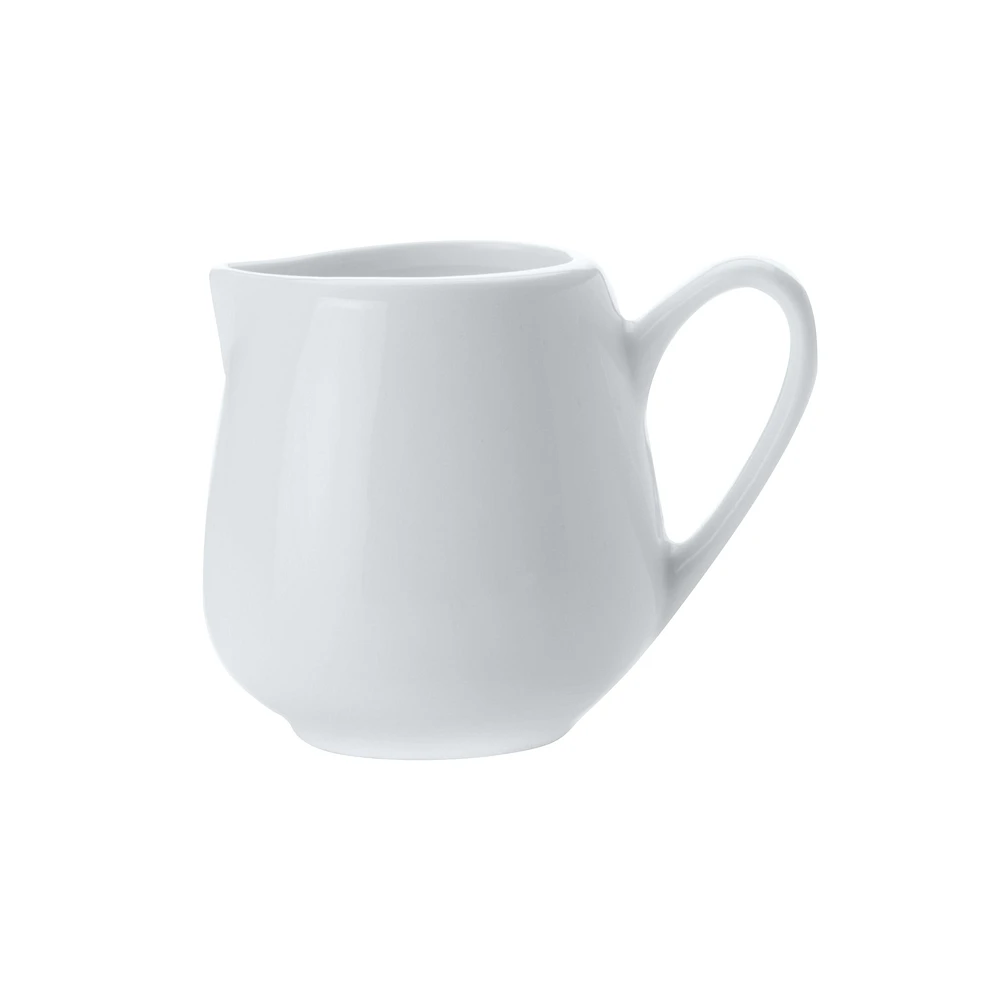 Set of 12 White Basics Jugs - 90ml by Maxwell & Williams