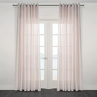 Imola Semi Sheer Jacquard Grommet Curtain