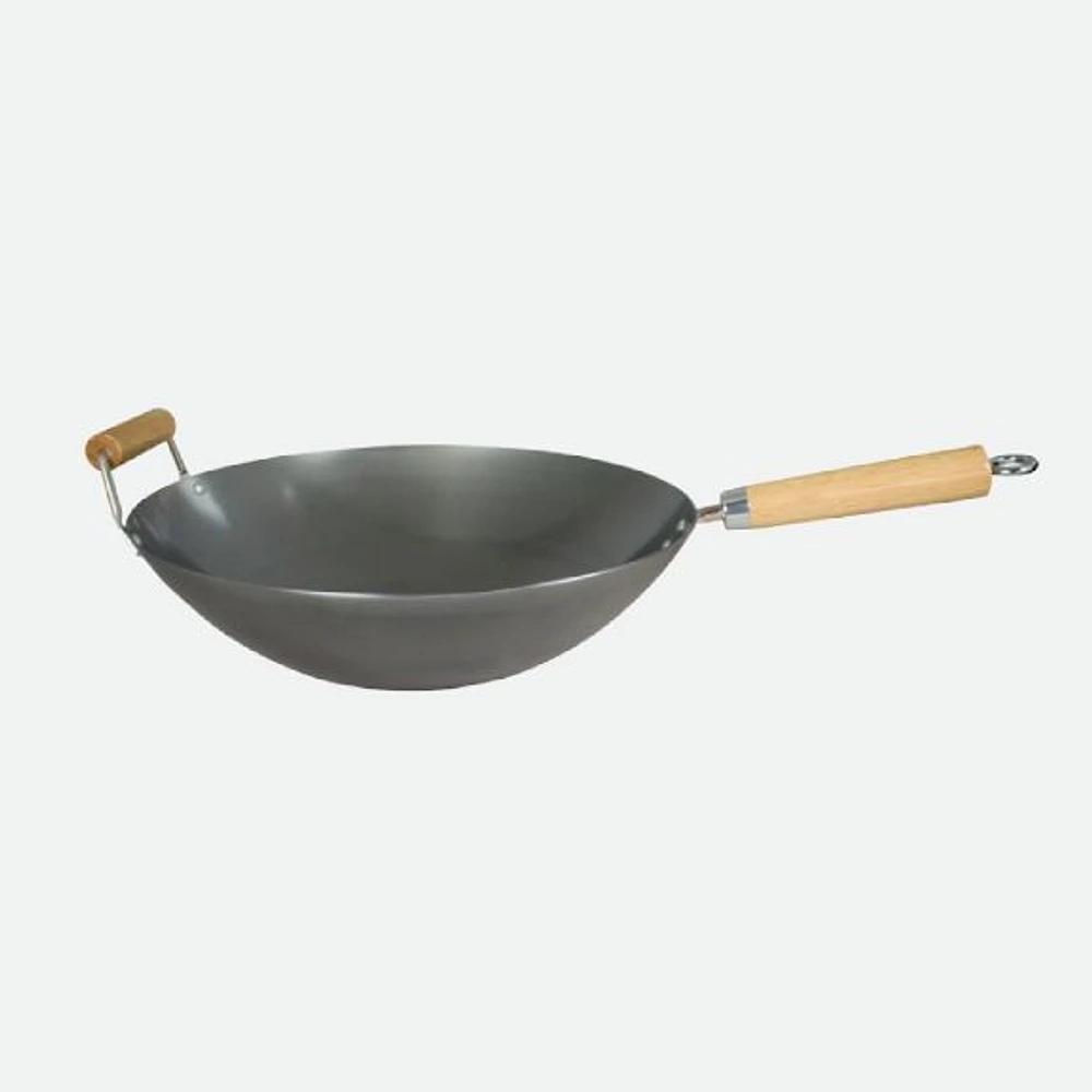 Dexam Carbon Steel Wok 34 cm