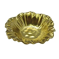 Elegance Gold Sunflower Bowl