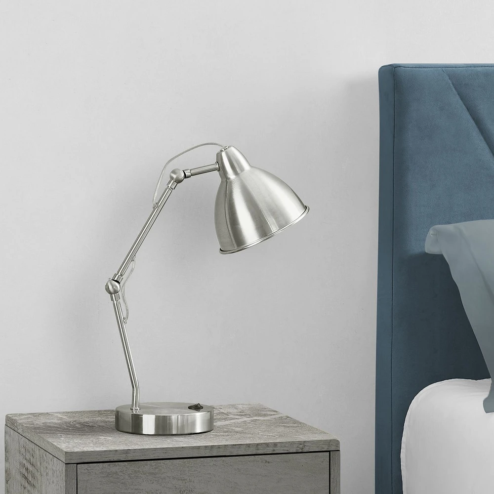 Lampe de bureau Thalia - nickel