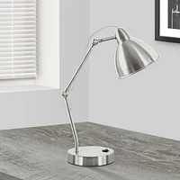 Lampe de bureau Thalia - nickel