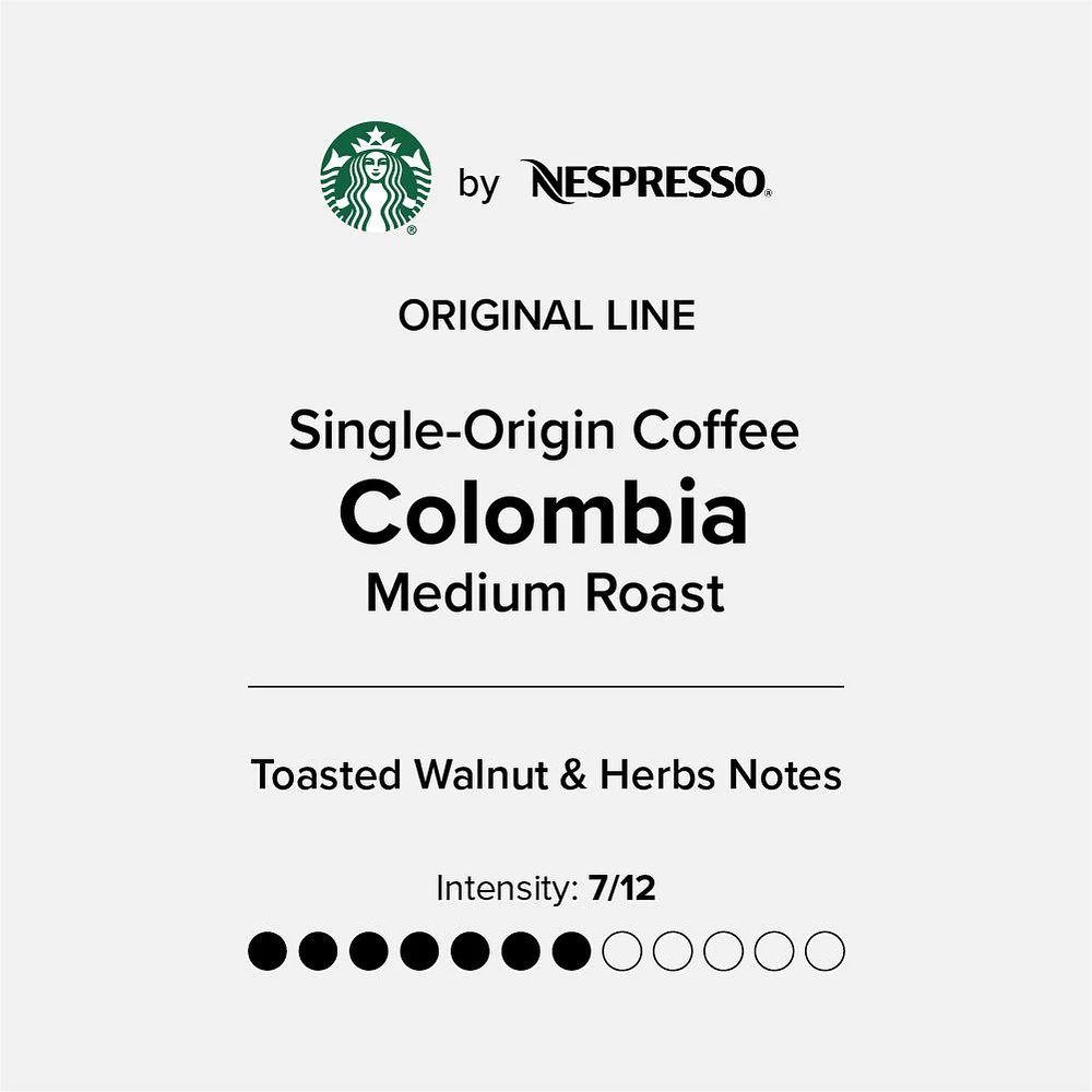 Starbucks® Single-Origin Colombia Capsules for Nespresso® Original Line