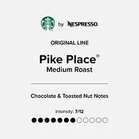 Starbucks® Pike Place® Medium Roast Capsules for Nespresso® Original Line