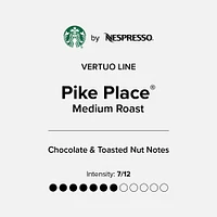 Starbucks® Pike Place® Roast Capsules for Nespresso® Vertuo