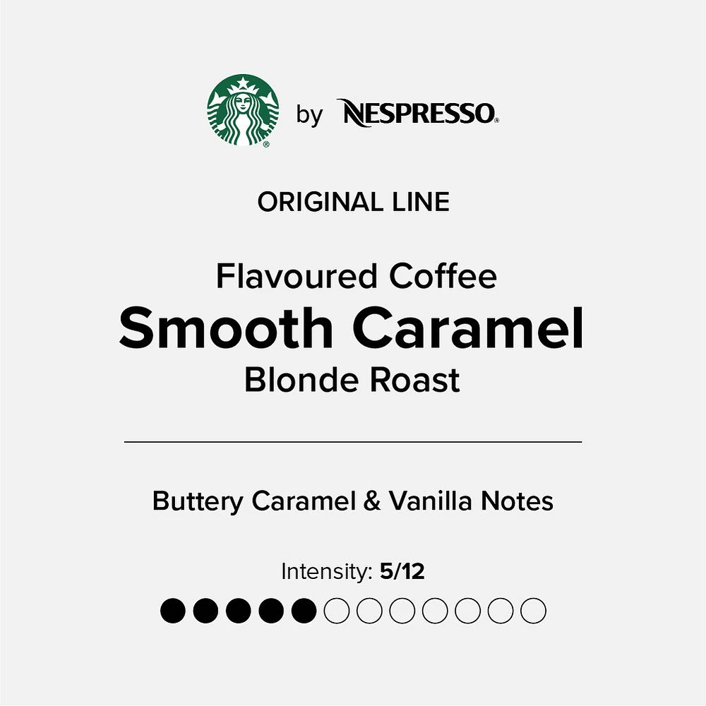 Starbucks® Smooth Caramel Capsules for Nespresso® Original Line