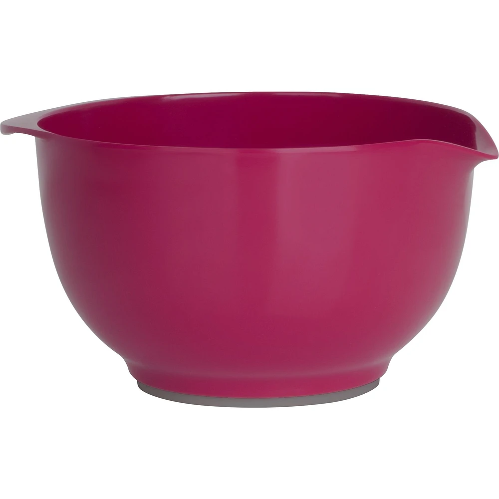 Trudeau Fuschia Melamine Mixing Bowl