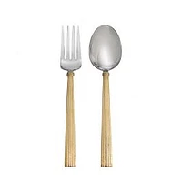 Michael Aram Wheat Gold Serving Set