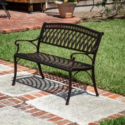 Banc de parc « Paradise » en aluminium moulé à assembler
