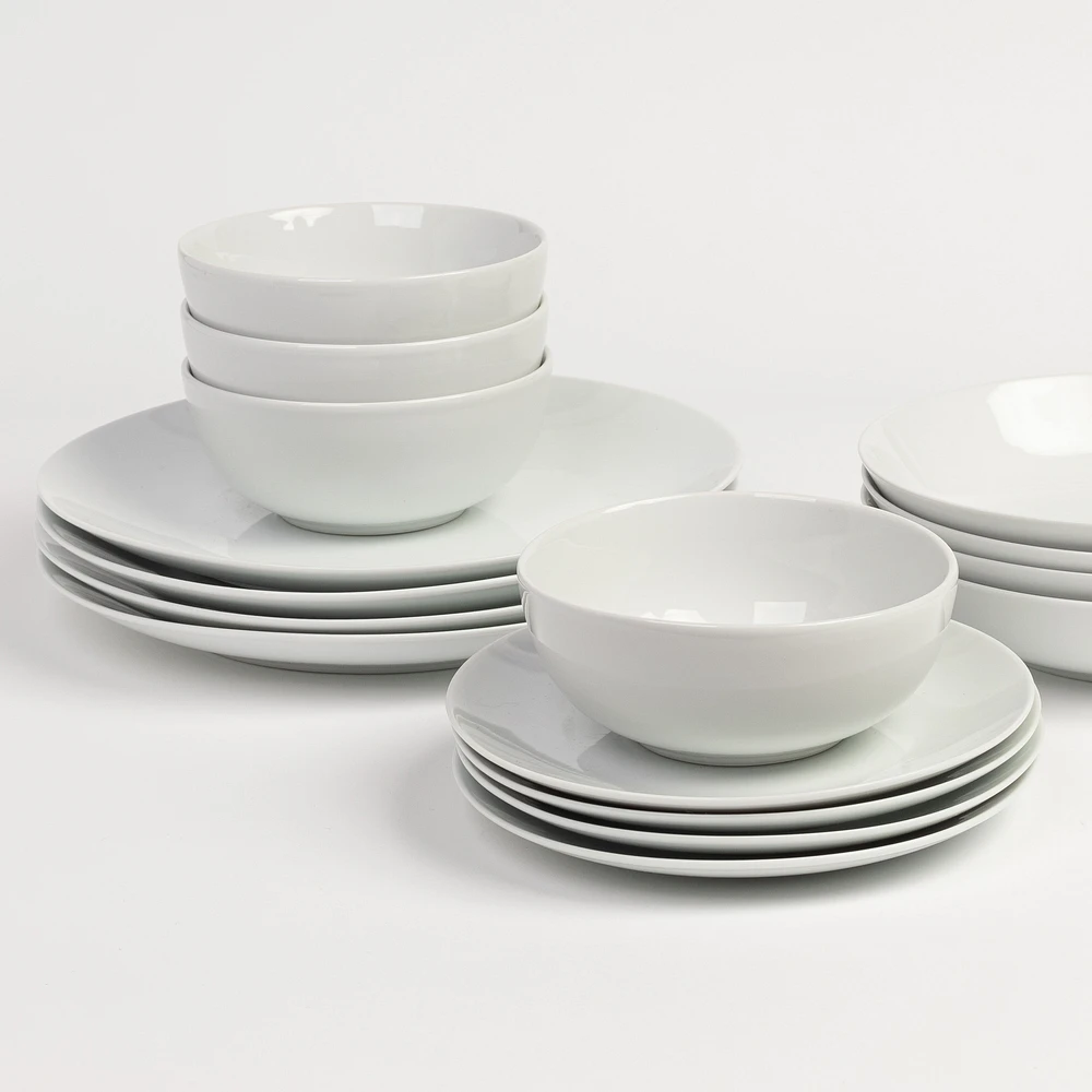 Otis Coupe 16-Pc Dinnerware Set by LC Studio