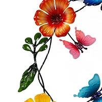 Décoration murale Couronne solaire avec papillons