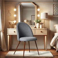 Set of 2 Grey Dining Chairs by Maison Classique