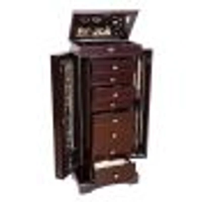 Mele and Co Olympia Wooden Jewellery Armoire