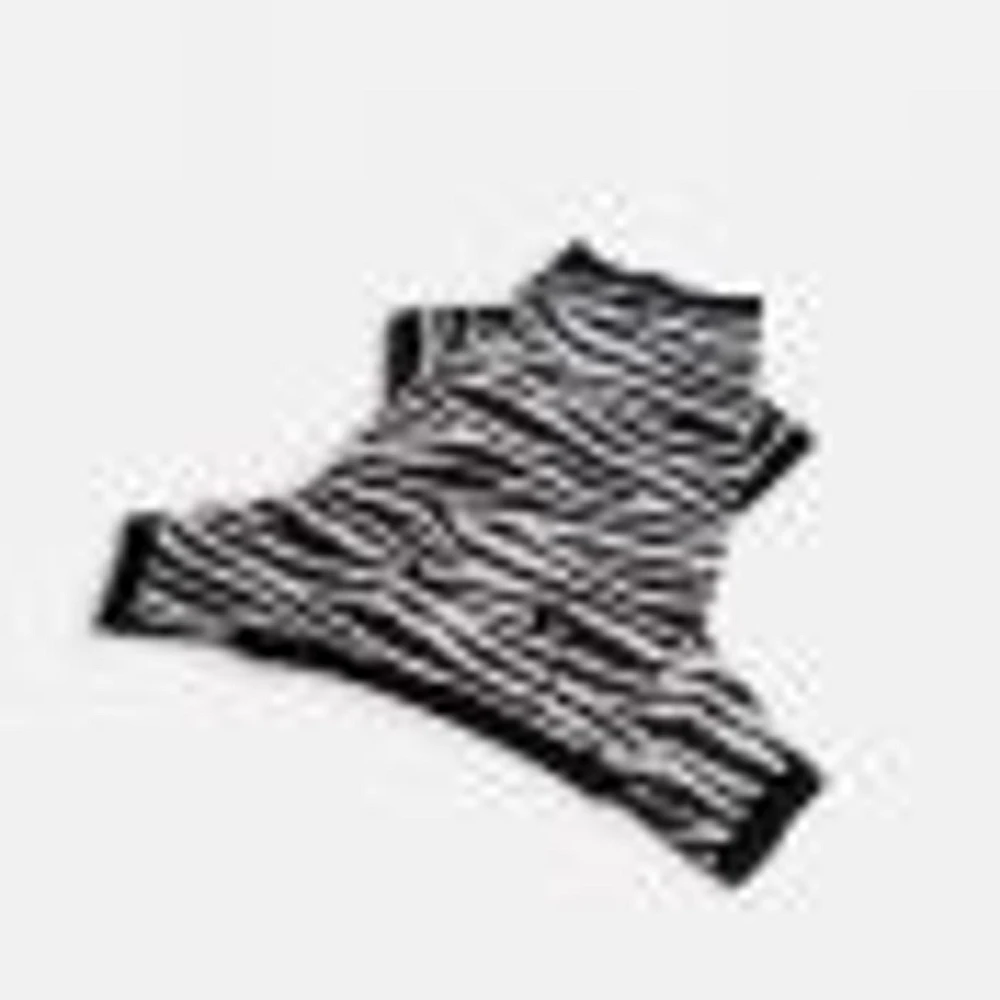 Dog's Pack of 2 Pyjamas by SilverPaw - Zebra Print and Red Waffle