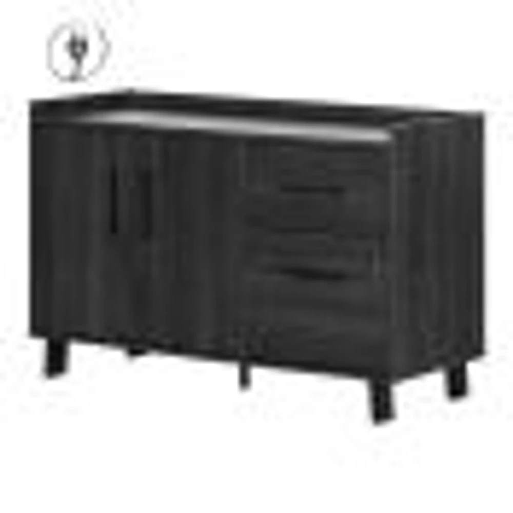 South Shore Furniture Kozack 2-Drawer Credenza with Doors