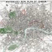 1853 London Map Wallpaper Mural